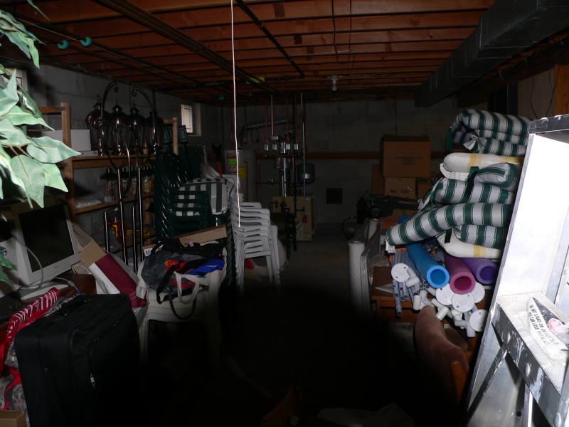The Basement Before Remodeling